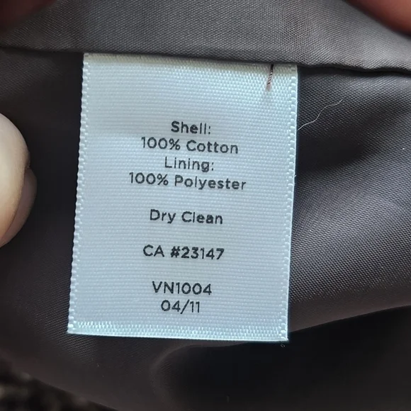 New Talbots Animal Cheetah Print Brown and Black 100% Cotton A-Line Skirt - Picture 5 of 5